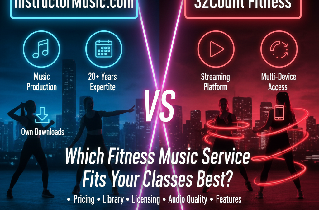 Instructor Music vs 32Count Fitness: Understanding Two Sides of the Same Fitness Music Solution
