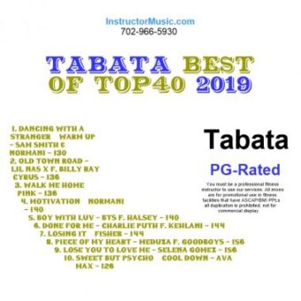 Tabata Best of Top40 2019